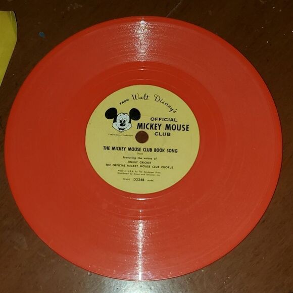 Vintage Walt Disney You, The Human Animal The Mickey Mouse Club Book Song Vinyl - Picture 6 of 7